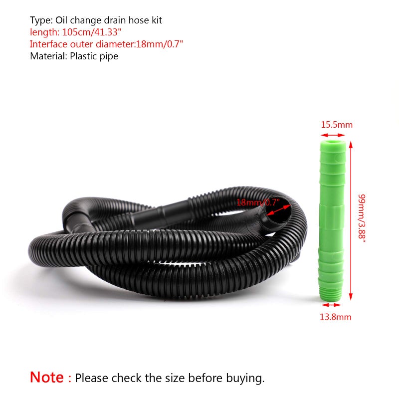 Areyourshop Oil Change Hose Drain Kit Fits For Yamaha Outboard 4-Stroke 15 Hp-150 Hp 1994 + - Image 2